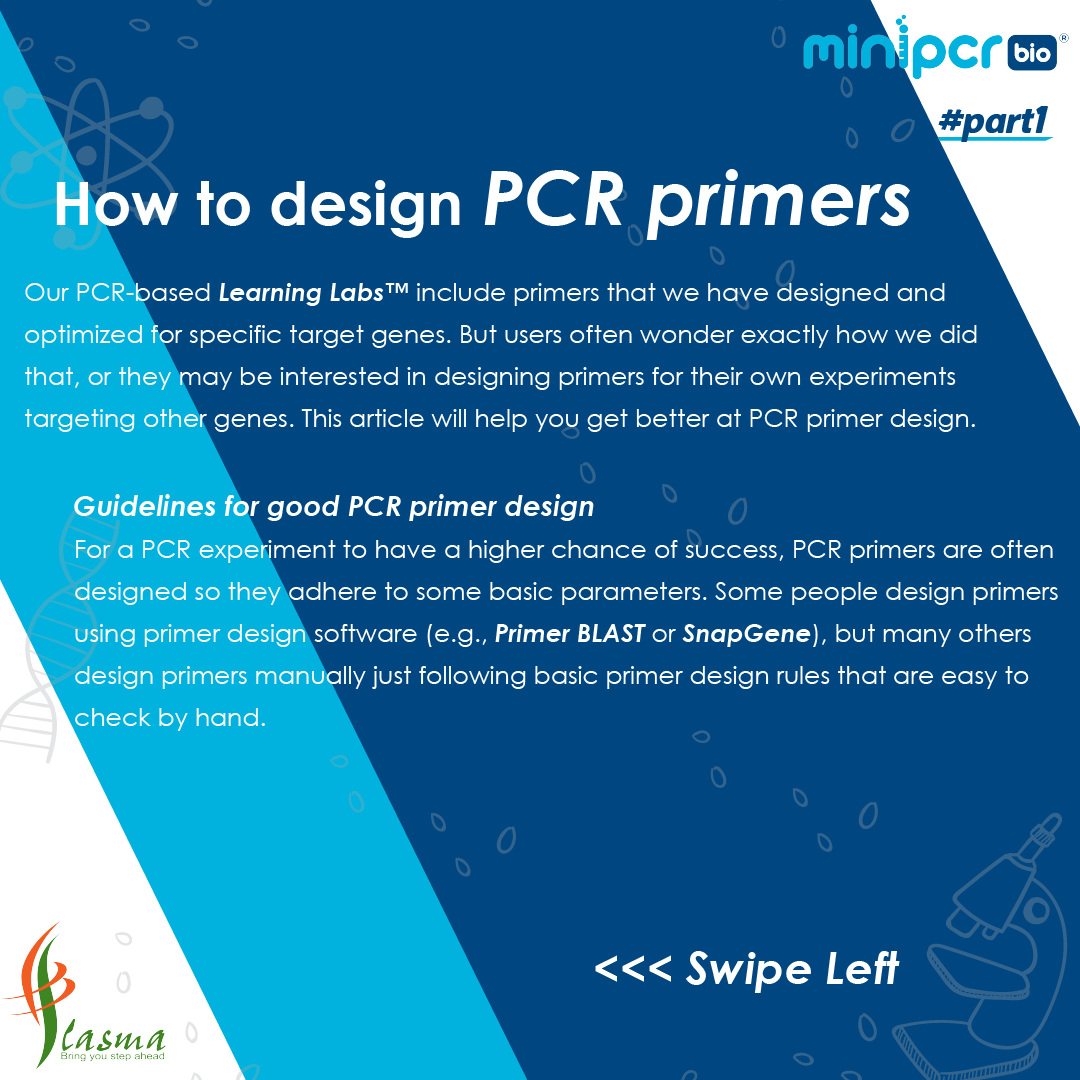 How to Design PCR primers